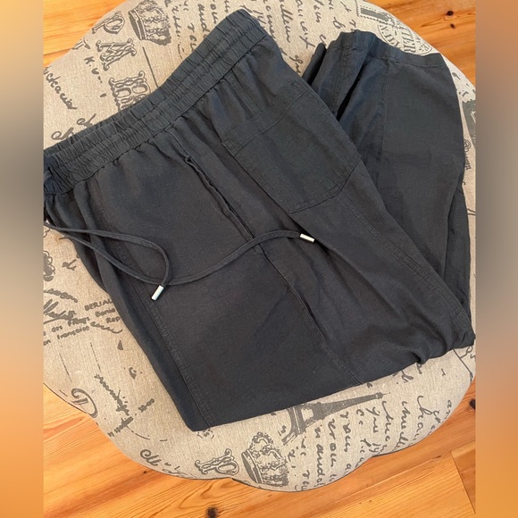 Zara Size M charcoal gray, drawstring pants. - Picture 1 of 1